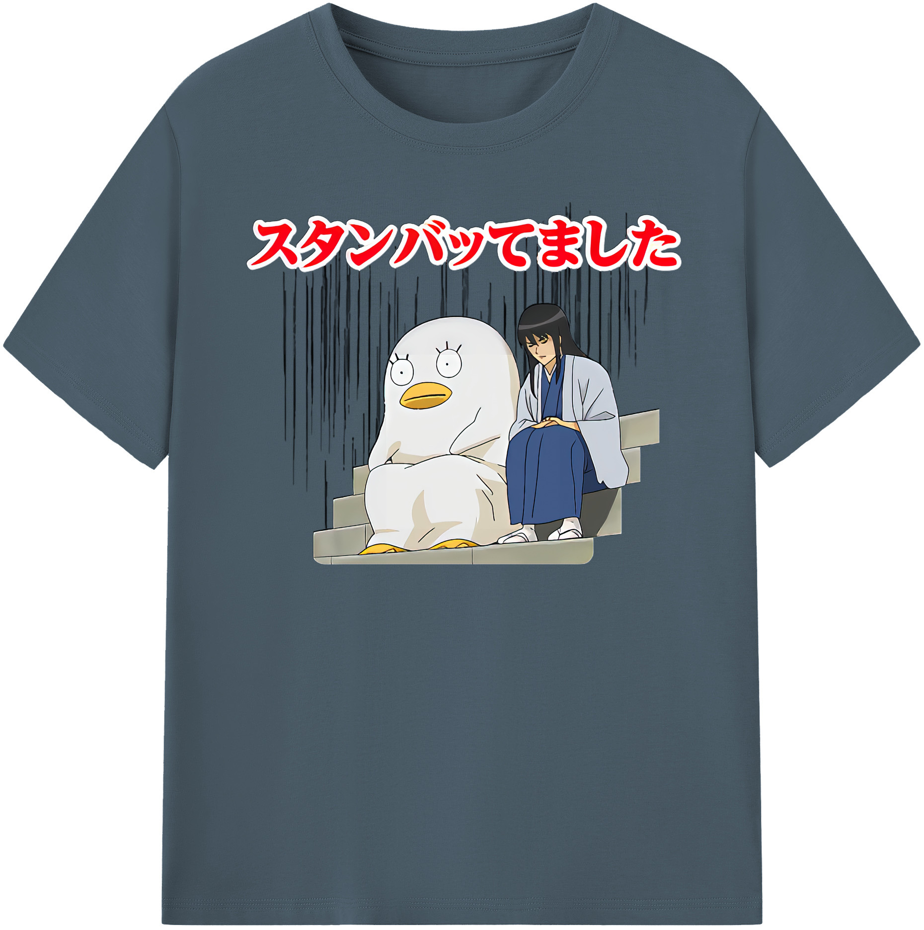 （画像用） ぎんたま 坂田銀時（さかたぎんとき） 神楽 志村新八（しむら しんぱち） GINTAMA Sakata Gintoki Kagura Shimura Shinpachi 綿100％半袖Tシャツ（フロントプリント）